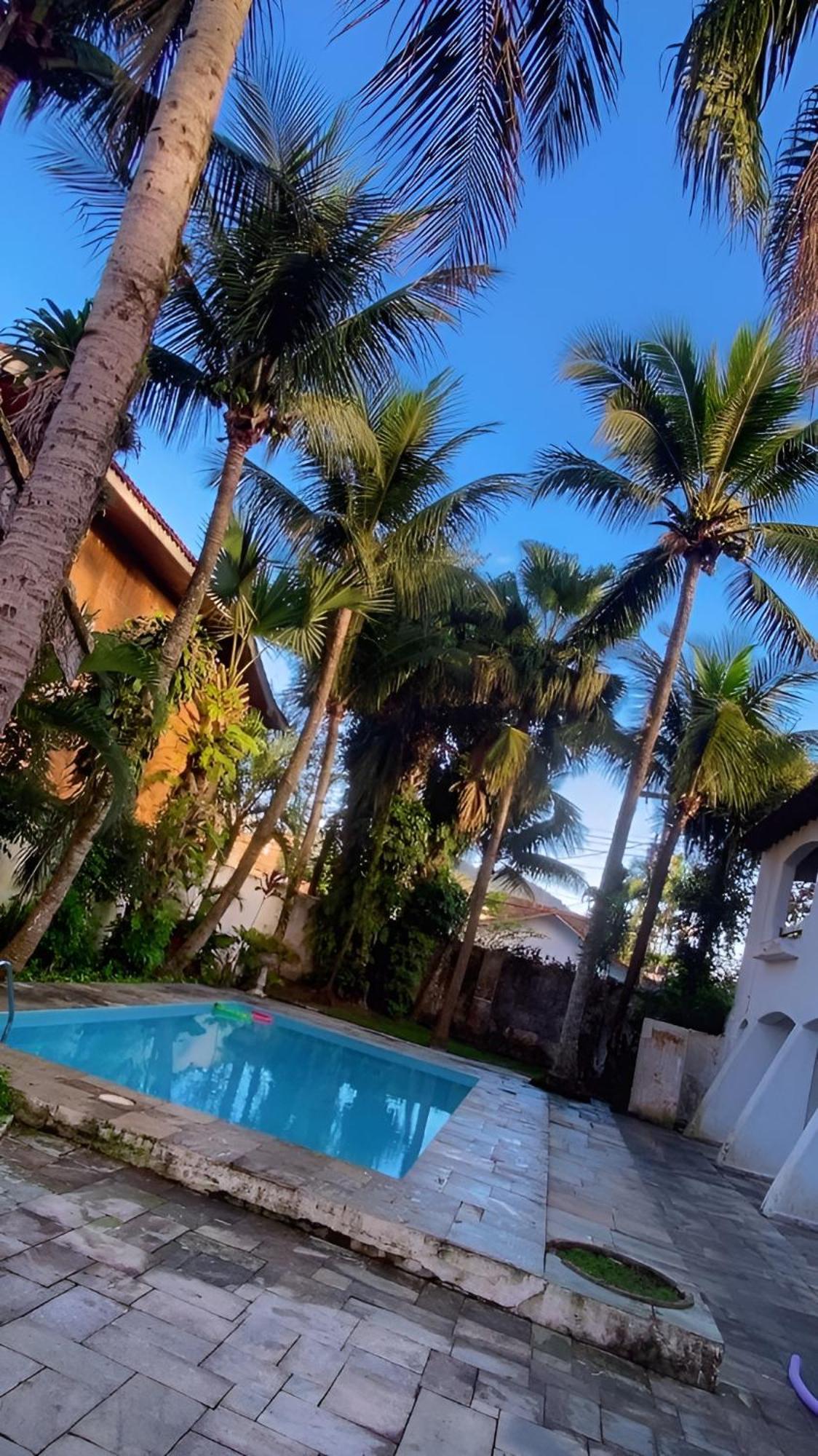 Casarao No Guaruja Com Piscina Villa Bagian luar foto