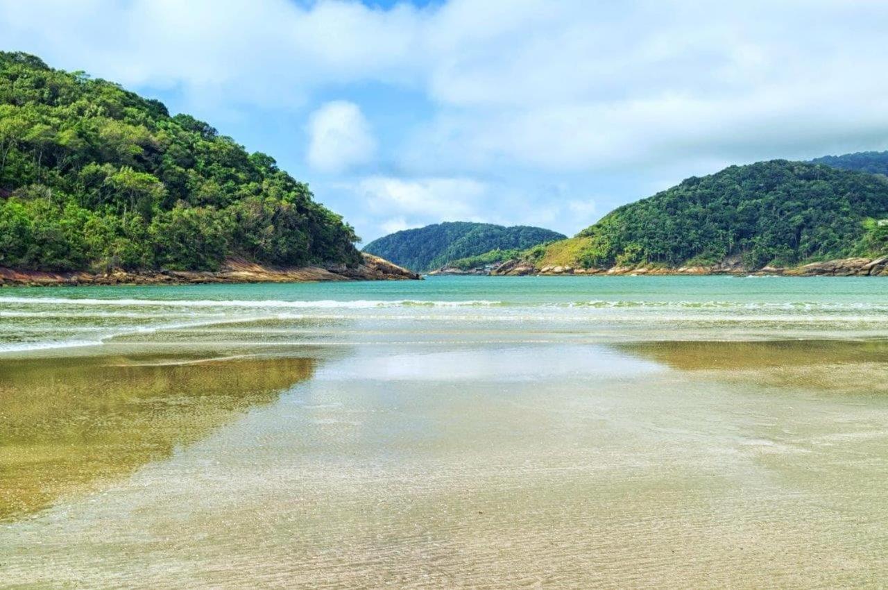 Casarao No Guaruja Com Piscina Villa Bagian luar foto