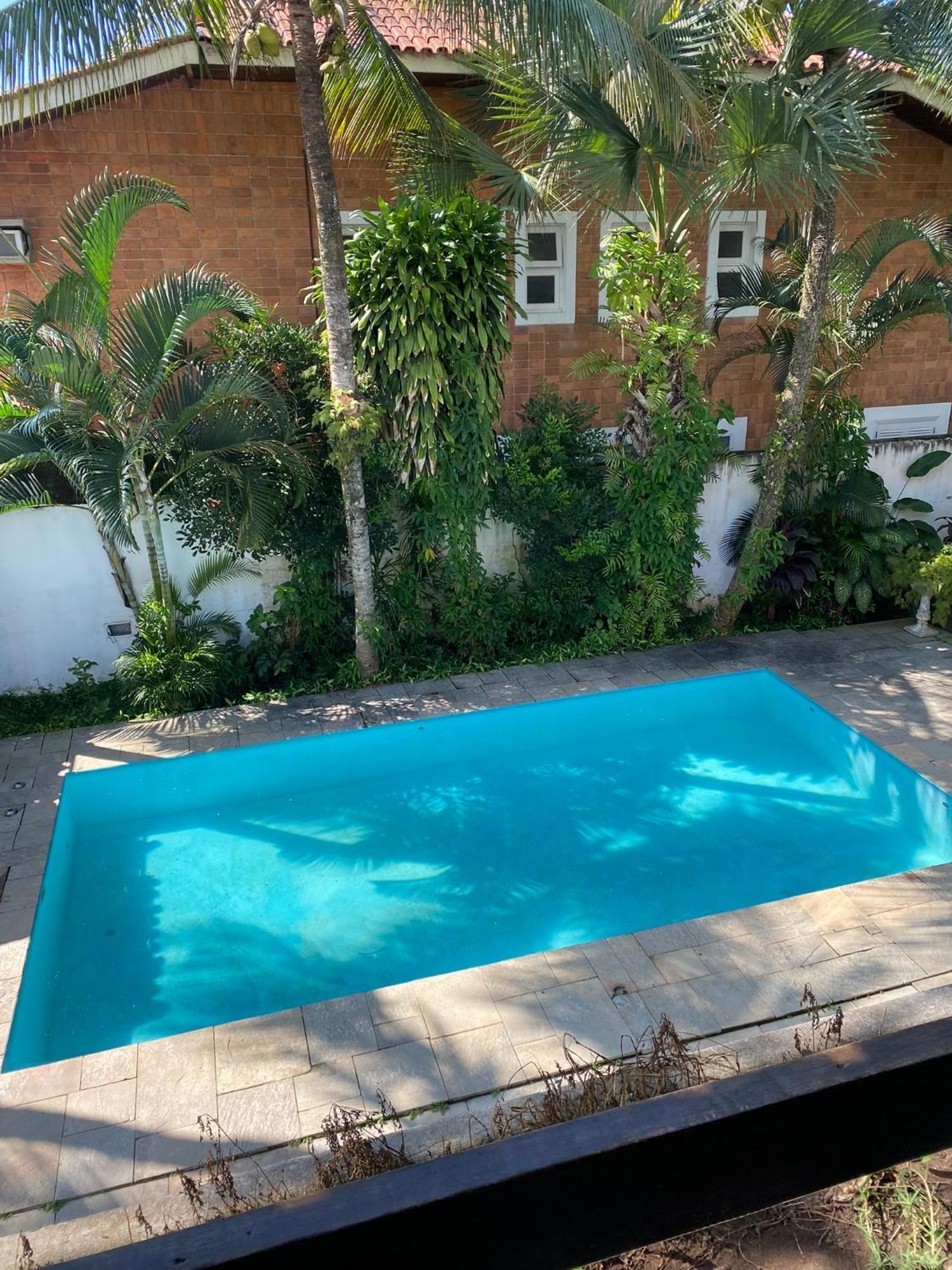 Casarao No Guaruja Com Piscina Villa Bagian luar foto